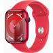 Apple Watch 9 45mm Aluminum Case w/Sport Band Red