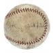 Aug 29, 1922 Game Used Babe Ruth HR Ball Pitched By Walter Johnson w/ Full LOA!