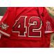 Trout 2020 Game Used Jackie Robinson Jersey & Line up--Historic Date MLB Holos