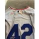 2022 Jackie Robinson 42 Mike Trout worn Jersey & Cap MLB Holo DODGER BLUE 1/1 YR