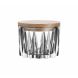 Sarek bowl with wood lid