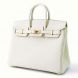 Hermes Birkin 25 Togo Leather Mushroom