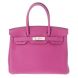 Hermes Birkin 30 Rose Purple Palladium Metal Fittings C Engraved (around 2018) Togo Handbag