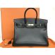 Hermes Birkin Bagbirkin 35 Box Calf Bk Goldplated  Hardware Stamp Handbag Fast Shipping