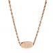 Hermès Chaine D'ancre Verso Necklace In 18K Rose Gold 0.88 Ctw