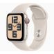 Apple Watch SE GPS + Cellular 40mm Starlight Aluminum Case with Starlight Sport Band - M/L