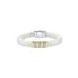 18k Ceramic Triple Diamond Bracelet