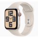 Apple Watch SE GPS + Cellular 44mm Starlight Aluminum Case with Starlight Sport Band - S/M