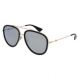 Womens Pilot Sunglasses-Black