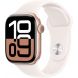 Apple Watch Series 10 GPS 46mm Rose Gold Aluminum Case with Light Blush Sport Band - M/L