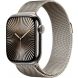 Apple Watch Series 10 GPS + Cellular 42mm Natural Titanium Case with Natural Milanese Loop