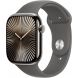 Apple Watch Series 10 GPS + Cellular 46mm Natural Titanium Case with Stone Gray Sport Band - S/M