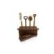 Sidecar 5pc Bar Tool Set Acacia Wood