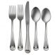 45pc Satin Sand Dune 18/0 Stainless Steel Flatware Set