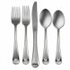 45pc Satin Sand Dune 18/0 Stainless Steel Flatware Set