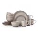 Sadie Cream 16pc Stoneware Dinnerware Set