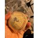 Aaron Judge Game Used ball last fielded before HR 62 MLB holo- 1/1 pre record