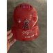 Game worn Mike Trout Helmet, Rare 2021 Helmet /Signed/Inscribed 3 games 2 HR's