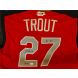 2019 MVP Mike Trout Used ASG BP Jersey Signed Inscribed 1/1 MLB Hologram