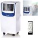 9,100 BTU (ASHRAE)/6,100 BTU (SACC) Portable Air Conditioner - White/Black