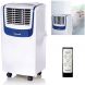 9,100 BTU (ASHRAE)/6,100 BTU (SACC) Portable Air Conditioner - White/Black