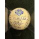 DEREK JETER HIT MIKE TROUT DUAL SIGNED BASEBALL- FACE OF BASEBALL THEN & NOW