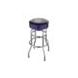 Colorado Rockies Chrome Bar Stool