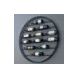 12-Bottle Label View Wall Wine Rack