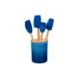 5pc Craft Series Silicone Utensil Set w/ Crock Marseille