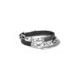 Double Wrap Links with Black Leather - Medium