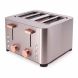 Ouro Gold 4 Slice SS Toaster 1500W