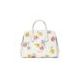 Knott Tulip Toss Medium Satchel - Cream Multi