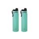 Grosche Oasis Infuser Bottle 650 Ml / 22 Oz, Set Of 2 Midnight Black Matte