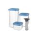 Leo Vacuum Food Container Set (4x), Blue