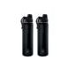 Grosche Oasis Infuser Bottle 650 Ml / 22 Oz, Set Of 2 Midnight Black Matte