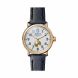 The Runwell Leather Strap Watch - 41mm, Navy