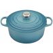 5.5qt Signature Cast Iron Round Dutch Oven Carribean