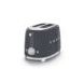 50's Retro-Style 2 Slice Toaster Slate Gray