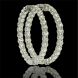 Large, Gorgeous Diamond Hoop Earrings-12.0tcw