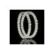 Large, Gorgeous Diamond Hoop Earrings-12.0tcw