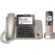 DECT 6.0 Digital Phone System with Answering Machine and Cordless Handset in Champagne Gold
