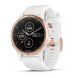 Garmin fenix 5S Plus,Sapphire,White with Rose Goldtone Metal Band