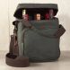 6-Bottle Waxed Canvas Weekend Wine Bag