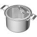 8-Qt Stock Pot with Glass Latch Lid