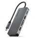 MaxDrive7 Universal USB-C Adapter Hub Space Gray