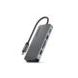 MaxDrive7 Universal USB-C Adapter Hub Space Gray