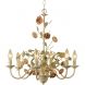 Ramblin' Rose Six Light Chandelier