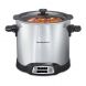 10qt Sear & Cook Stockpot Slow Cooker Silver
