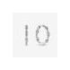 Sparkling Pav Bars Hoop Earrings